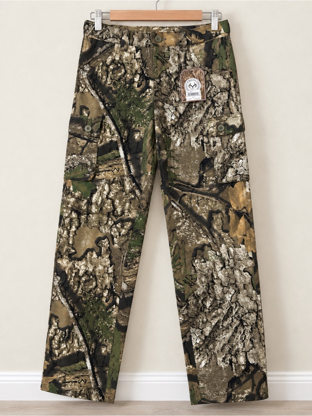 Realtree Camo Cargo Pants in Green, Brown and Tan